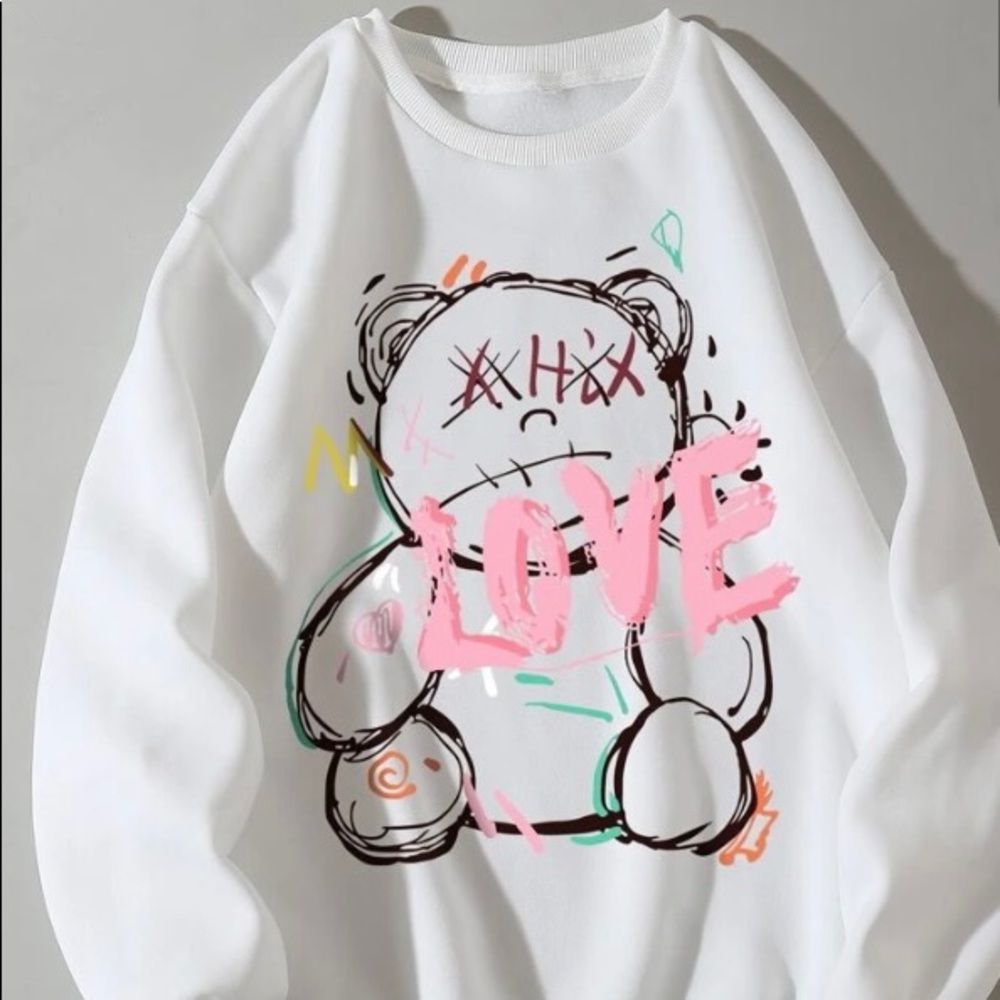 Love bear pull over sweater